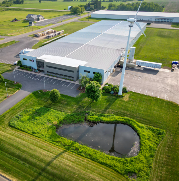 IRS Fly Over - Infinity Retail Services Sustainable Building