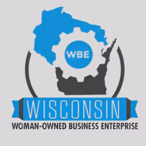 WBE Icon - Infinity Retail Services Representing a Wisconsin-certified woman-owned business (WBE), highlighting support for female entrepreneurs.